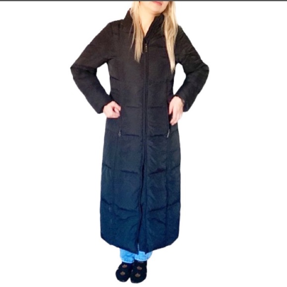 UTEX Long Black Down / Waterfowl Feathers Coat!!! - Picture 9 of 12